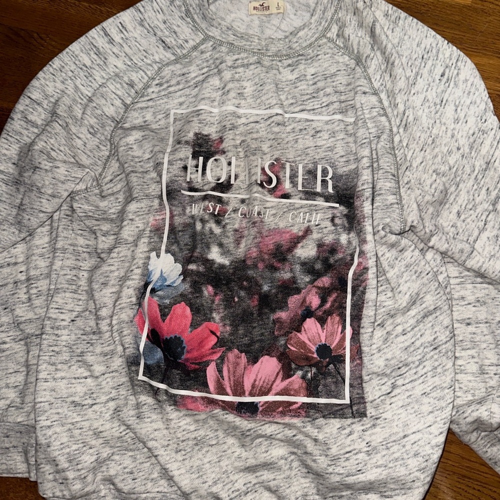 Hollister Lounge Floral Crewneck Sweatshirt
